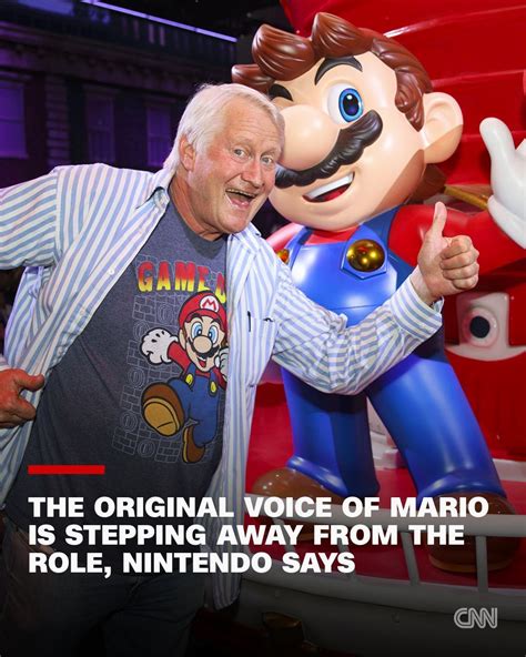 The original voice of Mario is stepping away from the role, Nintendo says